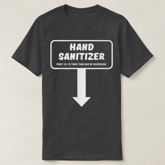 Hand SanitizerFunny Adult Humor Kerstmis Naughty T-shirt (Design voorkant)