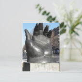 Hand. Schets van Fernando Botero (geb. 1932) in t Briefkaart (Staand voorkant)