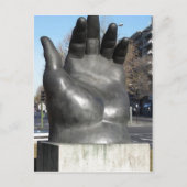Hand. Schets van Fernando Botero (geb. 1932) in t Briefkaart (Voorkant)