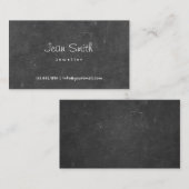 Hand Script Chalkboard Jewelry Visitekaartje (Voorkant / Achterkant)