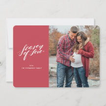 hand script seizoen van liefde Fotokaart