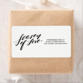 hand script seizoen van liefde label (Insitu)