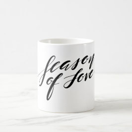 hand script seizoen van liefde Mok