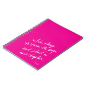 Hand-Scripted Start a New Chapter Spiritual Notitieboek (Linkerzijde)