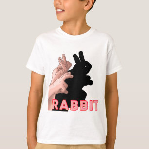 HAND SHADOW RABBIT T-SHIRT