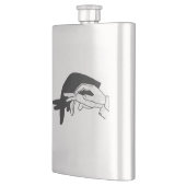 Hand Silhouette Anteater Heupfles (Links)