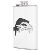 Hand Silhouette Anteater Heupfles (Links)