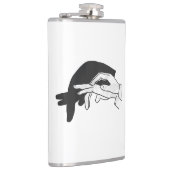 Hand Silhouette Anteater Heupfles (Rechts)