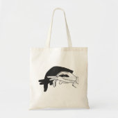 Hand Silhouette Anteater Tote Bag (Voorkant)