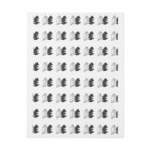 Hand Silhouette Beer Cub Adreslabel Wikkel (Vel)