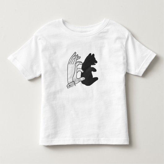 Hand Silhouette Beer Cub Kinder Shirts (Voorkant)