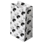 Hand Silhouette Beer Cub Klein Cadeauzakje (Achterkant Gekanteld)