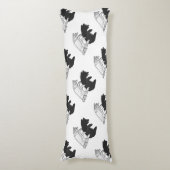 Hand Silhouette Beer Cub Lichaamskussen (Voorkant Verticaal)