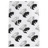 Hand Silhouette Beer Cub Medium Cadeauzakje (Achterkant)