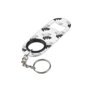 Hand Silhouette Beer Cub Mini Flessenopener (Achterkant Gekanteld)