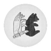 Hand Silhouette Beer Cub Snijplank (Voorkant)