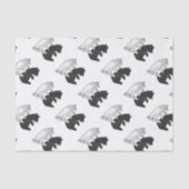 Hand Silhouette Beer Cub Tissuepapier (Voorkant)