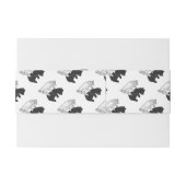 Hand Silhouette Beer Cub Uitnodigingen Wikkel (Achterkant Voorbeeld)