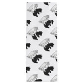 Hand Silhouette Beer Cub Wijn Cadeautas (Achterkant)