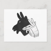 Hand Silhouette Billy Goat Briefkaart (Voorkant)