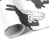 Hand Silhouette Billy Goat Cadeaupapier (Rol Hoek)