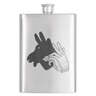 Hand Silhouette Billy Goat Flacon