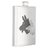 Hand Silhouette Billy Goat Flacon (Rechts)