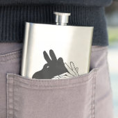 Hand Silhouette Billy Goat Flacon (Voorbeeld)