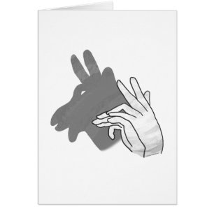 Hand Silhouette Billy Goat Gray
