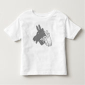 Hand Silhouette Billy Goat Gray Kinder Shirts (Voorkant)