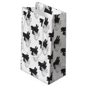 Hand Silhouette Billy Goat Gray Klein Cadeauzakje (Achterkant Gekanteld)