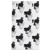 Hand Silhouette Billy Goat Gray Klein Cadeauzakje (Voorkant)