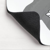 Hand Silhouette Billy Goat Gray Muismat (Hoek)