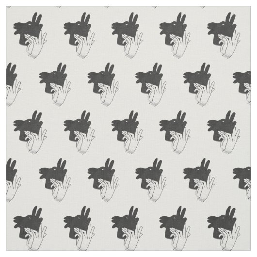Hand Silhouette Billy Goat Gray Stof (Swatch)