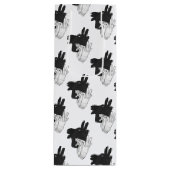 Hand Silhouette Billy Goat Gray Wijn Cadeautas (Voorkant)