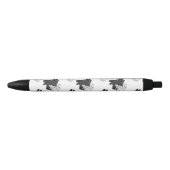 Hand Silhouette Billy Goat Gray Zwarte Inkt Pen (Voorkant)