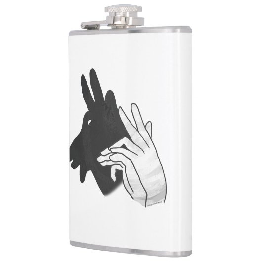 Hand Silhouette Billy Goat Heupfles (Links)