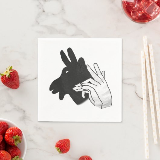 Hand Silhouette Billy Goat Servet (Insitu)