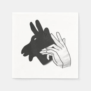 Hand Silhouette Billy Goat Servet
