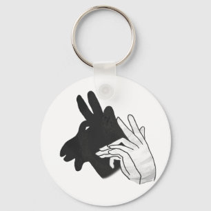 Hand Silhouette Billy Goat Sleutelhanger