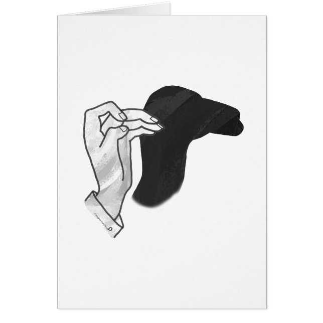Hand Silhouette Camel (Voorkant)