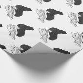 Hand Silhouette Camel Cadeaupapier (Hoek)