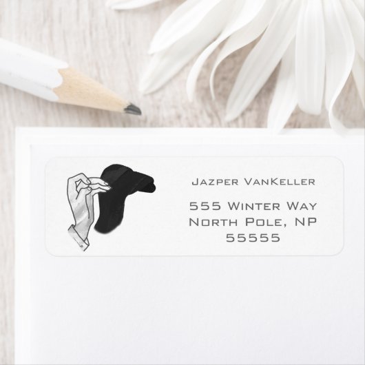 Hand Silhouette Camel Etiket (Insitu)