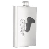 Hand Silhouette Camel Flacon (Rechts)