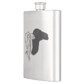 Hand Silhouette Camel Flacon (Links)