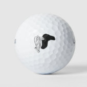 Hand Silhouette Camel Golfballen (Voorkant)