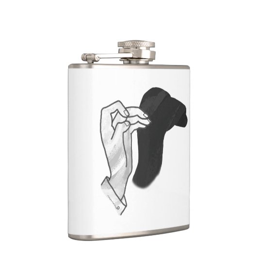 Hand Silhouette Camel Heupfles (Rechts)