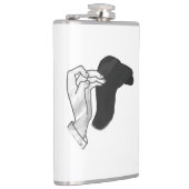 Hand Silhouette Camel Heupfles (Rechts)