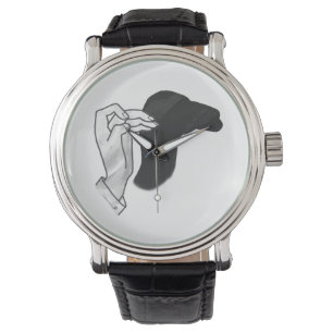 Hand Silhouette Camel Horloge