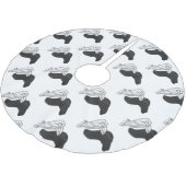 Hand Silhouette Camel Kerstboom Rok (Gekanteld)